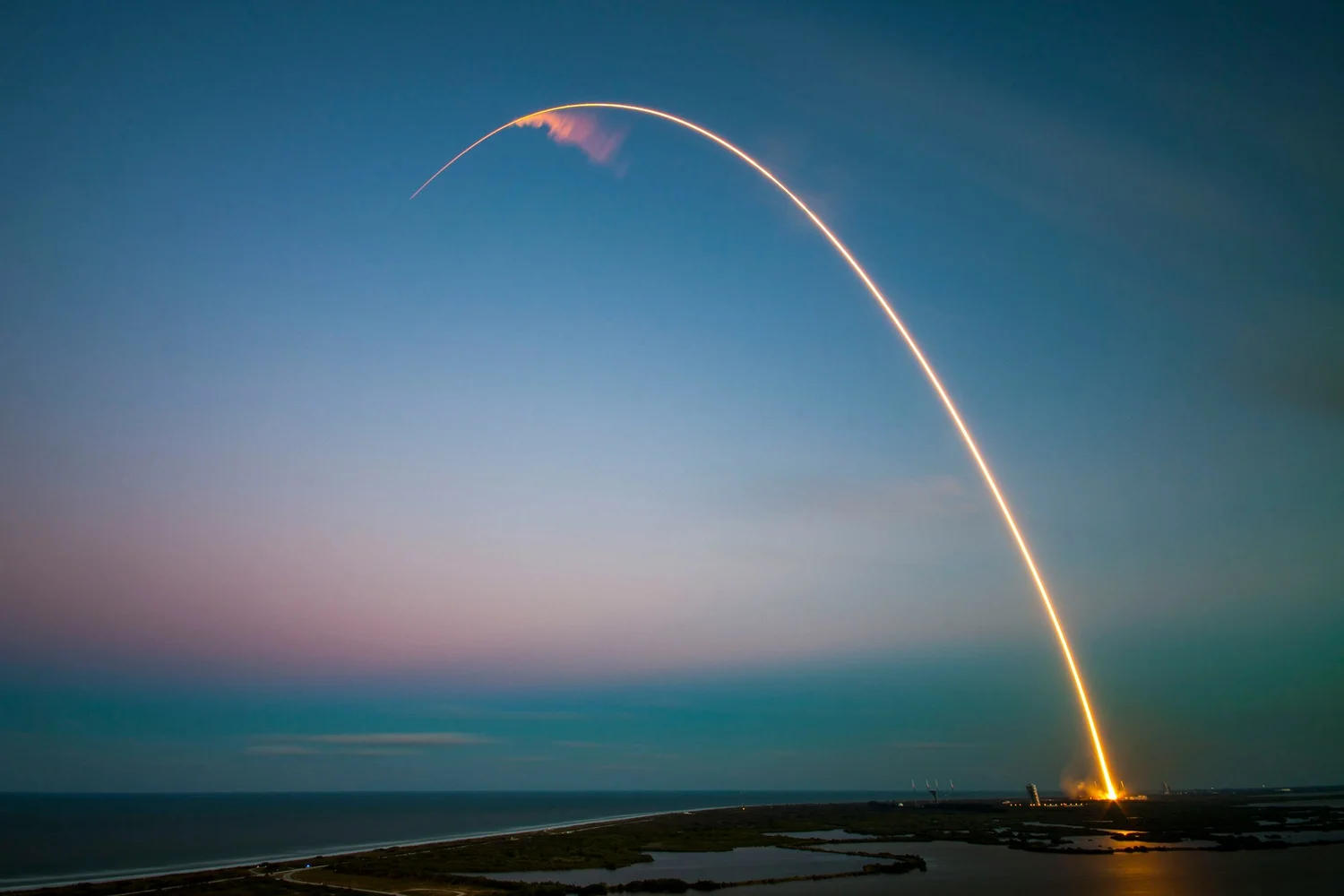 SpaceX rocket launch — powering ambitious ideas