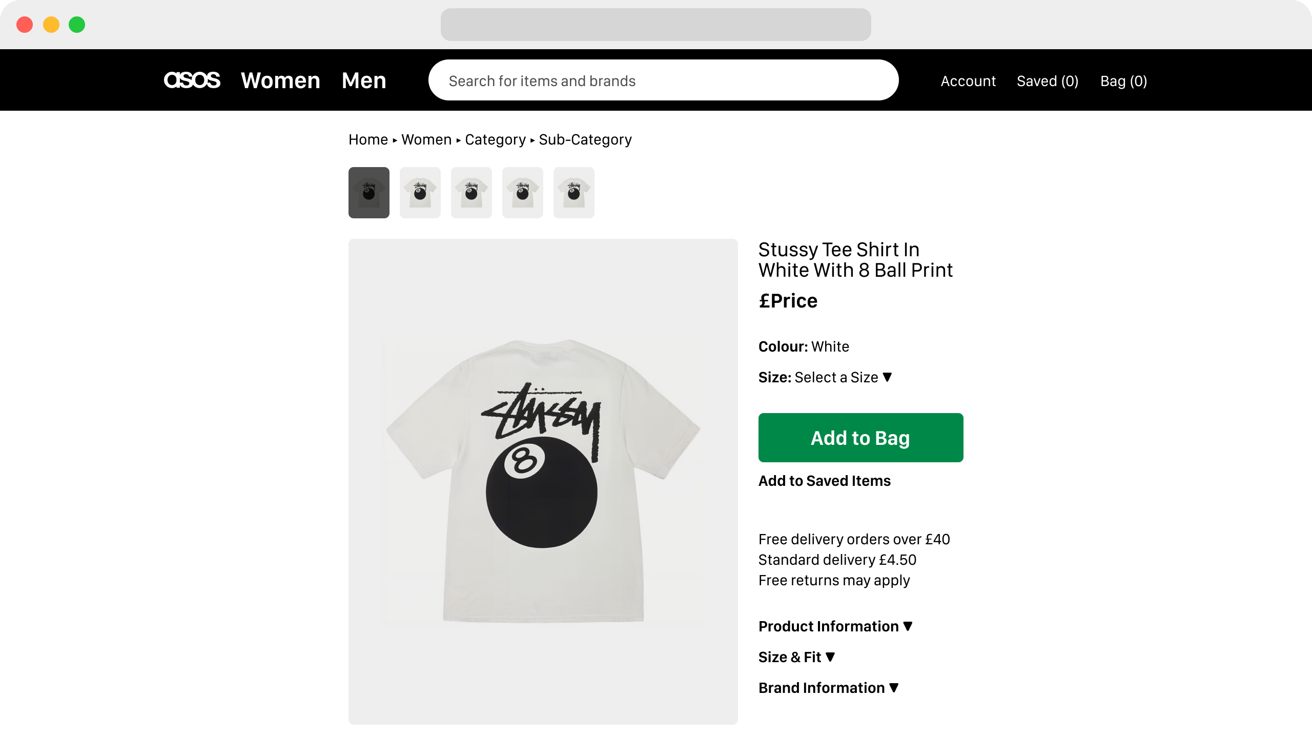 ASOS Design System – browser view 1