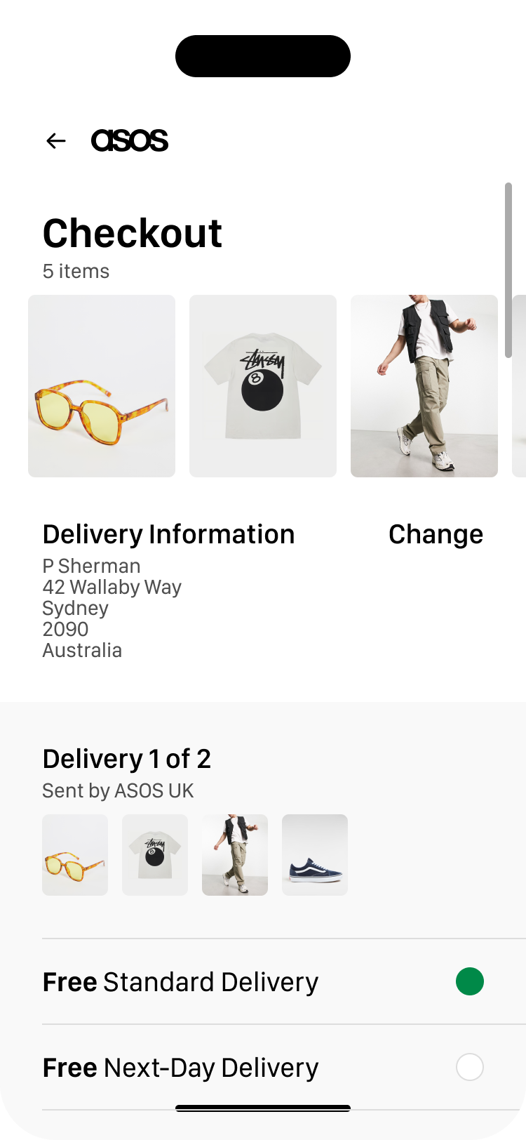 ASOS Shopping – iPhone view 3