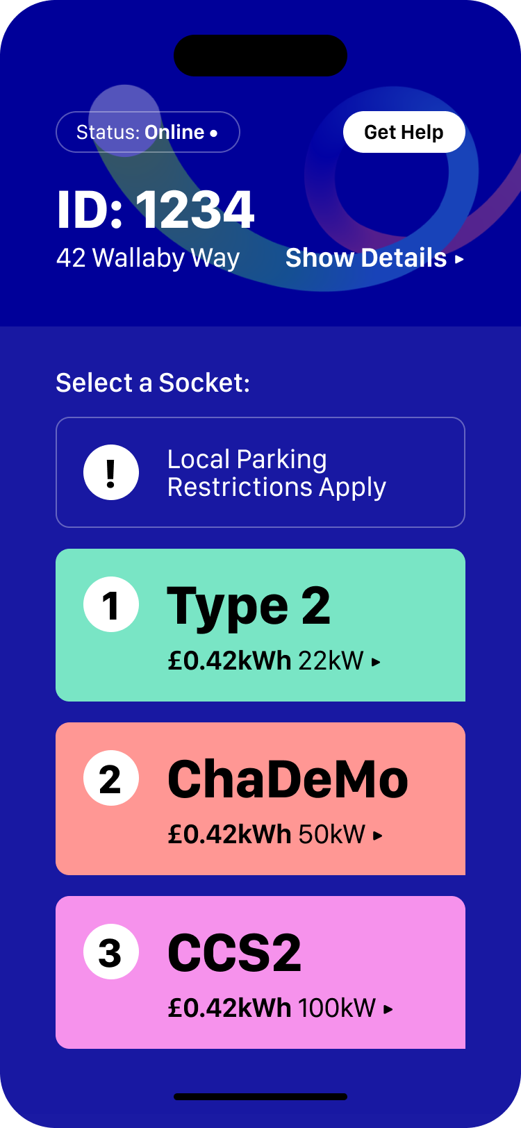 bp pulse app – iPhone view 1